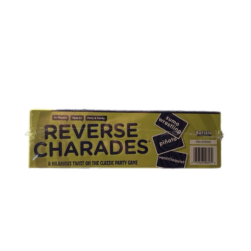 Reverse Charades SEALED Buffalo Games Party Family - Picture 6 of 6